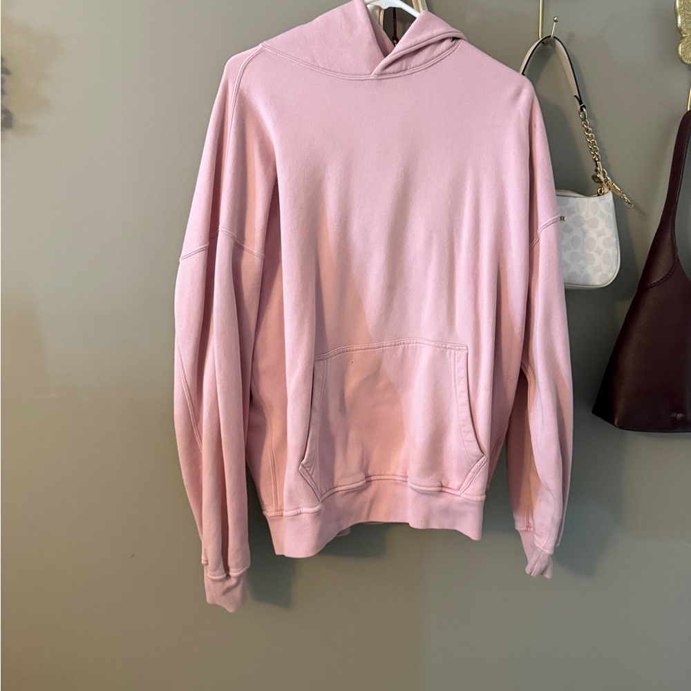 Abercrombie & Fitch Soft Pink Fleece Hoodie